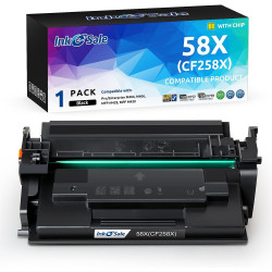 Compatible HP 58X CF258X Black High Yield Toner Cartridge (With Chip)